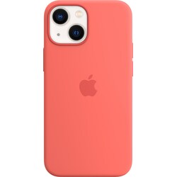 iPhone 13 Mini silikondeksel med MagSafe (rosa pomelo)