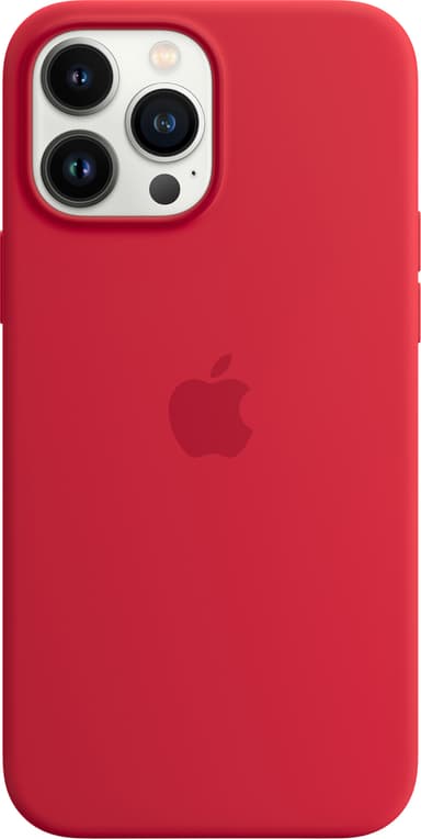 iPhone 13 Pro Max silikondeksel med MagSafe (rød)