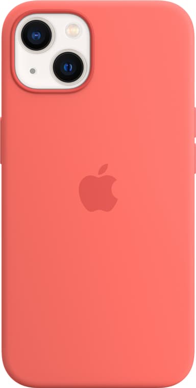 iPhone 13 silikondeksel med MagSafe (rosa pomelo)