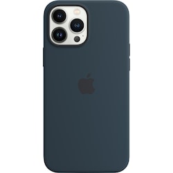 iPhone 13 Pro Max silikondeksel med MagSafe (havdypblå)
