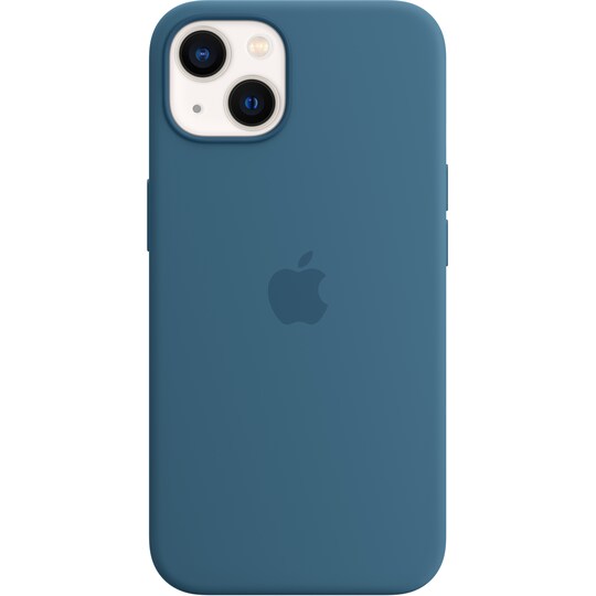 iPhone 13 silikondeksel med MagSafe (dueblå)