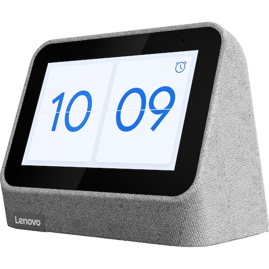 Lenovo Smart Clock 2 med Google Assistant (grå) - Elkjøp
