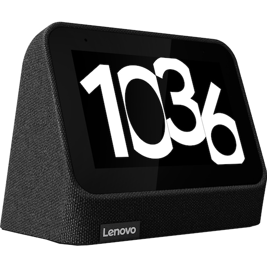 Lenovo Smart Clock 2 med Google Assistant (sort)