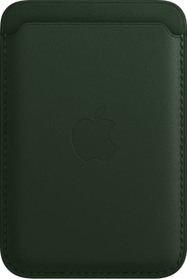 iPhone lommebok i skinn med MagSafe (sekoyagrønn)