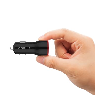 Anker PowerDrive 2 24W Dual USB billader (sort)
