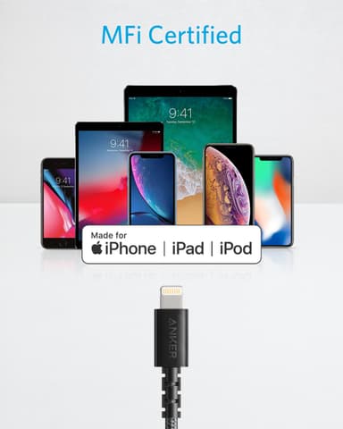 Anker PowerLine Select+ USB-A til LTG kabel 1,8m (sort)