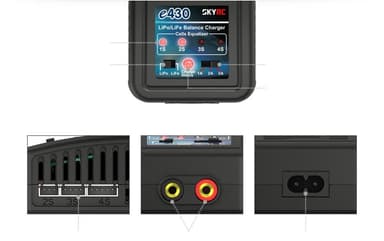 SkyRc E430 LiPo/Life Balanseringslader 2-4S 220V