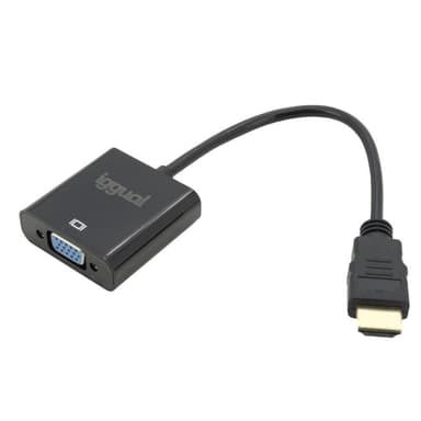 HDMI-Kabel iggual IGG317303 WUXGA Svart
