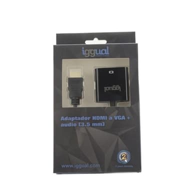 HDMI-Kabel iggual IGG317303 WUXGA Svart