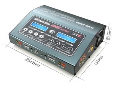 SkyRC D400 Duo 400W AC/DC Computerlader