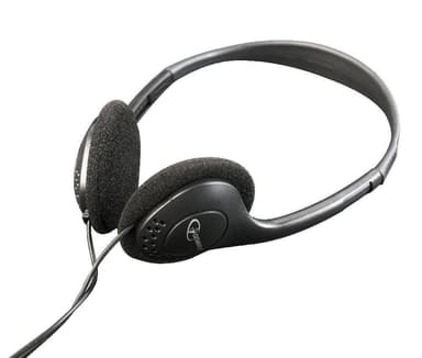 Gembird MHP-123 Stereohodetelefoner med volumkontroll 3,5 mm, svart,