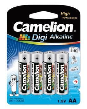Camelion LR6-BP4DG AA/LR6, Digi Alkaline, 4 stk