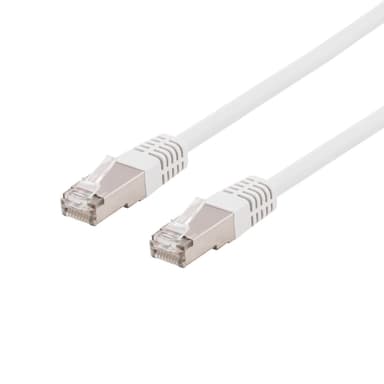 DELTACO S / FTP Cat6 patchkabel, delta cert, LSZH, 7m, hvit