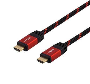 DELTACO GAMING 2m HDMI-kabel, Ultra HD 60Hz, Nintendo-bryter, svart