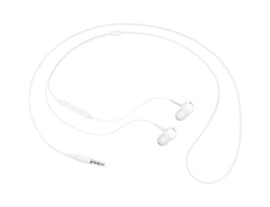 Samsung EO-IG935, Hodesett, In-ear, Samtaler og musikk, Hvit, Stereofonisk, Spill av/pause, Volume +, Volume -