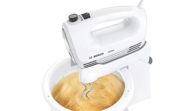 Bosch mikser CleverMixx MFQ2600X mikser med bolle, 400 W, antall hastigheter 4, turbomodus, hvit