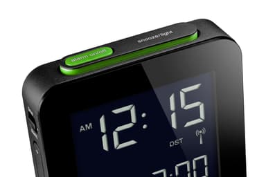 Braun digital vekkerklokke radiostyrt BNC009BK-RC