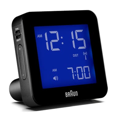 Braun digital vekkerklokke radiostyrt BNC009BK-RC