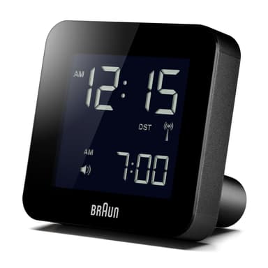 Braun digital vekkerklokke radiostyrt BNC009BK-RC