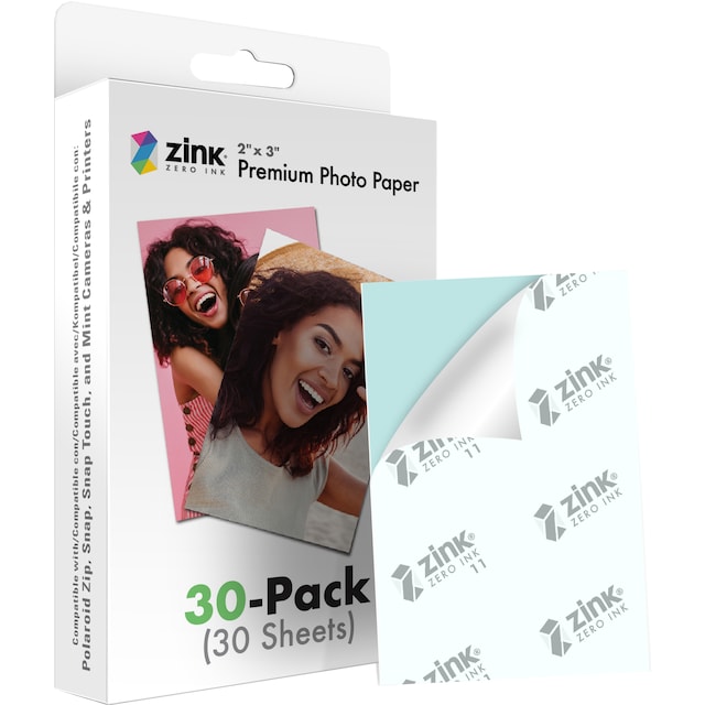 Polaroid ZINK Zero-Ink fotopapir 2” x 3” (30-pk.)