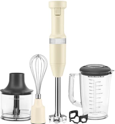 KitchenAid stavmikser 5KHBV83EAC (kremhvit)