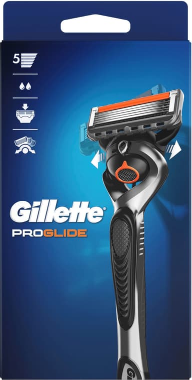 Gillette ProGlide barberhøvel for menn 596775 (sort/sølv)