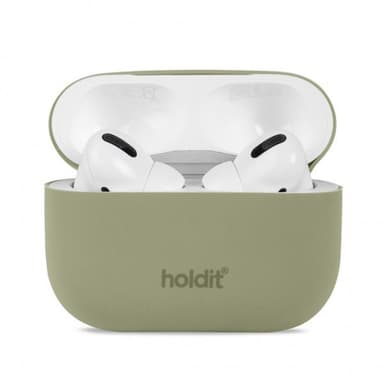 holdit AirPods Pro/AirPods Pro 2 Deksel Silikon Khaki Green