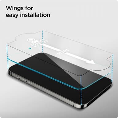 Spigen iPhone 13 Pro Max Deksel Skjermbeskytter Crystal Pack Crystal Clear