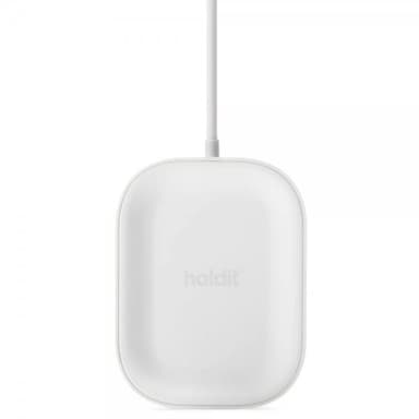 holdit Trådløs Lader Earphone Wireless Charger Hvit