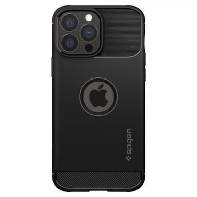 Spigen iPhone 13 Pro Max Deksel Rugged Armor Matte Black
