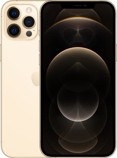 iPhone 12 Pro Max - 5G smarttelefon 256 GB (gull)