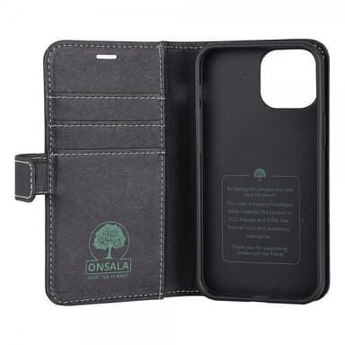 Onsala iPhone 13 Mini Etui ECO Wallet Svart