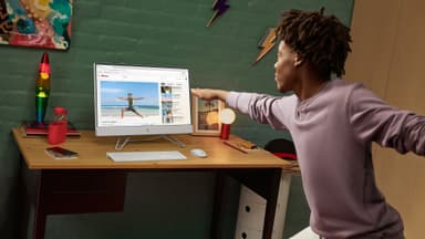 HP All-in-one 27 R5-5/8/512 AIO stasjonær PC