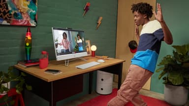 HP All-in-one 27 R5-5/8/512 AIO stasjonær PC