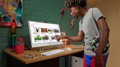 HP All-in-one 27 R5-5/8/512 AIO stasjonær PC