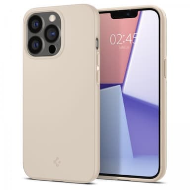 Spigen iPhone 13 Pro Deksel Thin Fit Sand Beige