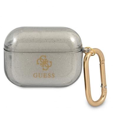 Guess AirPods Pro Deksel Glitter Case Svart