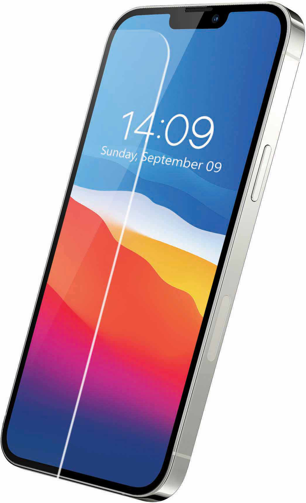 Sandstrøm Flat Glass skjermbeskytter til iPhone 12/13 Pro Max/14 Plus