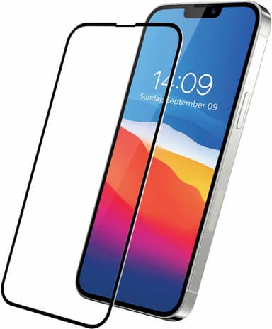 Sandstrøm Curved Glass skjermbeskytter til iPhone 13 Pro Max/14 Plus