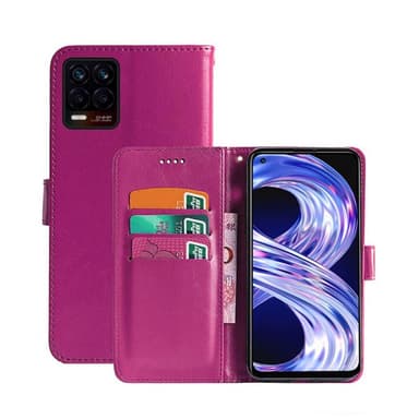 Lommebokdeksel 3-kort Realme 8 Pro  - Rosa