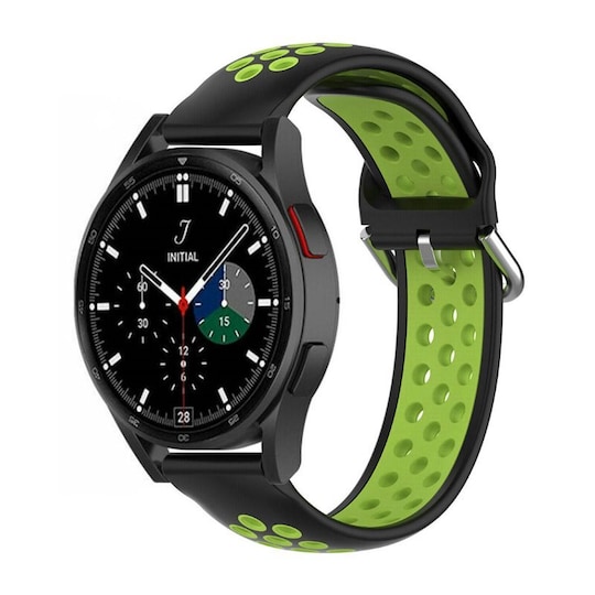 EBN Sport Armband Samsung Galaxy Watch 4 Classic 42mm - Svart/Grønn