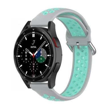 EBN Sport Armband Samsung Galaxy Watch 4 Classic 42mm - Grå/ Mynte