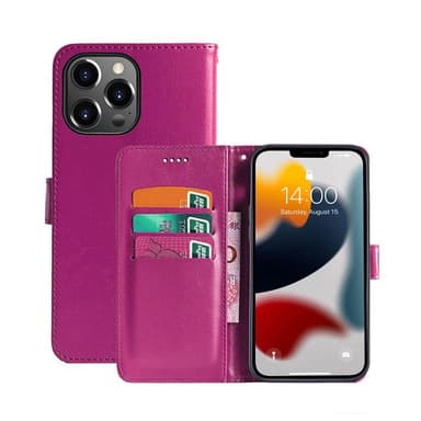 Apple iPhone 13 Pro Max Lommebokdeksel 3-kort  - Rosa