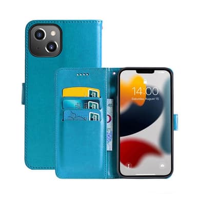 Apple iPhone 13 Lommebokdeksel 3-kort  - Lyse blå