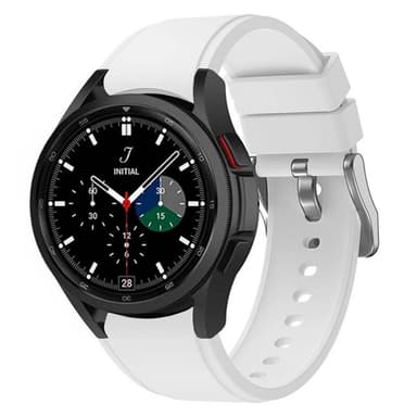Sport armbånd till Samsung Galaxy Watch 4 Classic (42mm) - Hvit