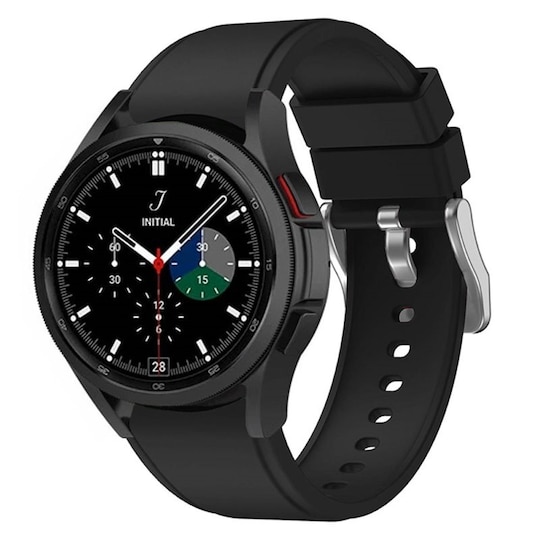 Sport armbånd till Samsung Galaxy Watch 4 Classic (42mm) - Svart