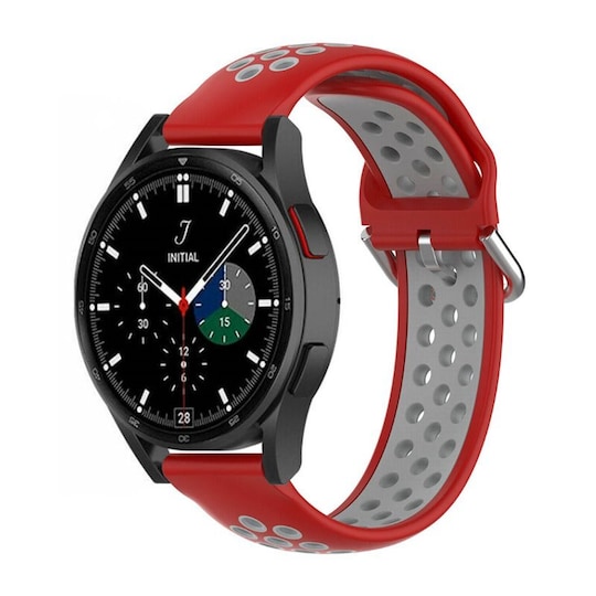 EBN Sport Armband Samsung Galaxy Watch 4 Classic 46mm - Rød/Grå