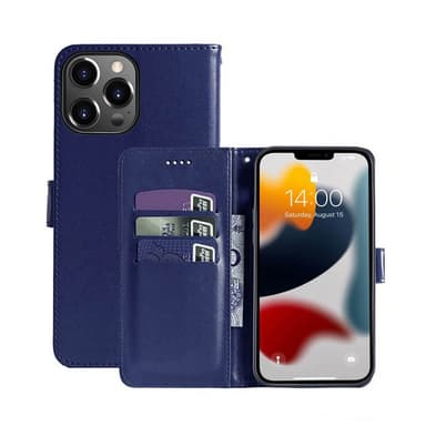 Apple iPhone 13 Pro Max Lommebokdeksel 3-kort  - Mørke blå
