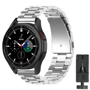 Armbånd Rustfritt stål Samsung Galaxy Watch 4 Classic (46mm) - Sølv
