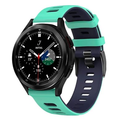 Twin Sport Armband Samsung Galaxy Watch 4 Classic (42mm)- Mint/blå